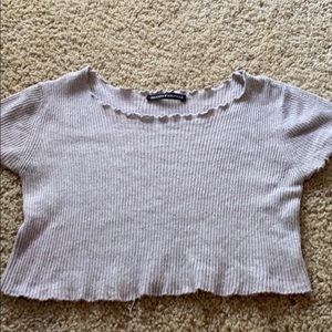 A brandy Melville grey t-shirt